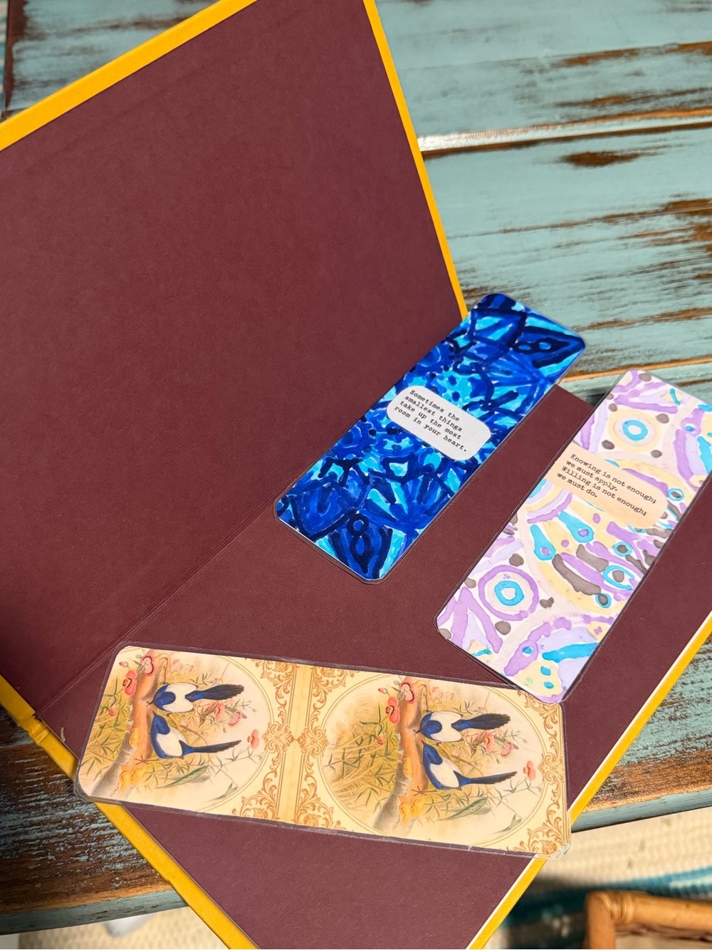 Wellness Bookmark Set - Handcrafted - Picture 3 of 4